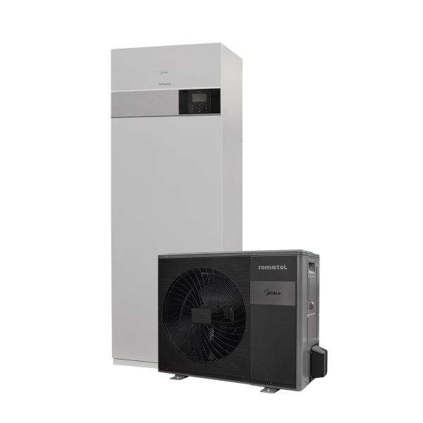 Термопомпа Midea M-Thermal Arctic R32 MHA-V16W/D2N8-B2 + HBT-A160/240CD30GN8-B2 + бойлер 240 л – 16 kW, монофазна