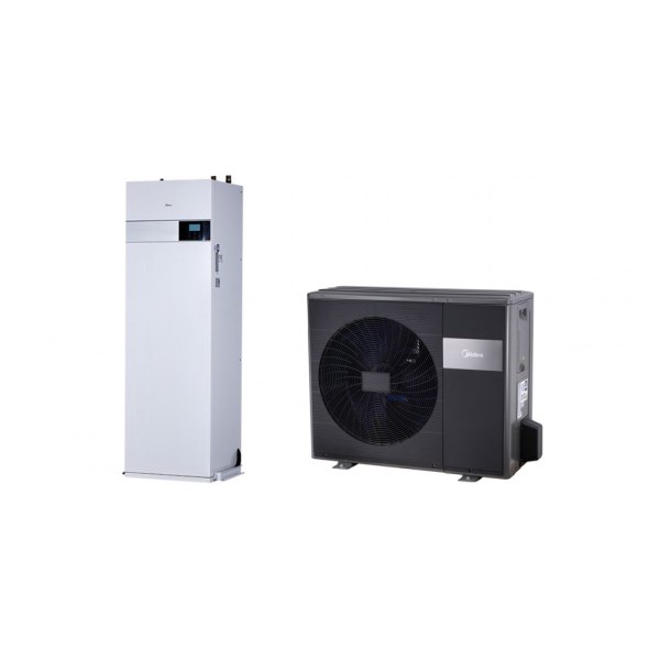 Термопомпа Midea M-Thermal Arctic R32 All-in-One + бойлер 240 л – 12 kW, трифазна